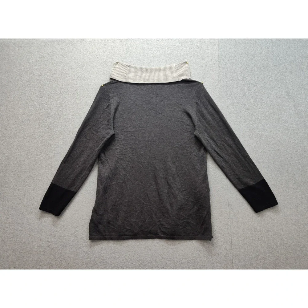 Context Women Sweater XL Multicolor Cowl Neck Long Sleeve‎ Pullover Outdoor
